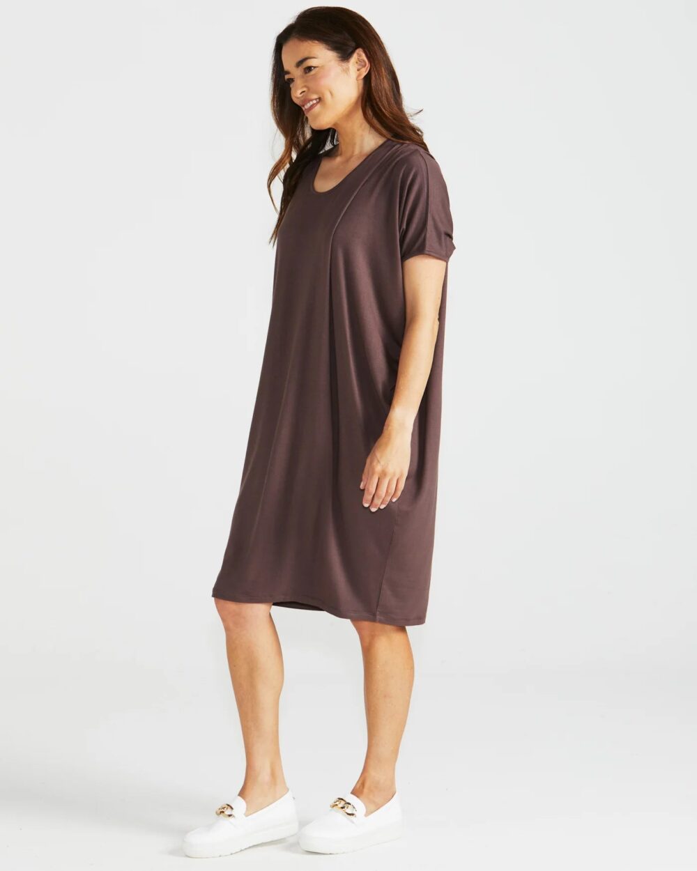 Maui Dress by Betty Basic - Nutmeg - Image 2