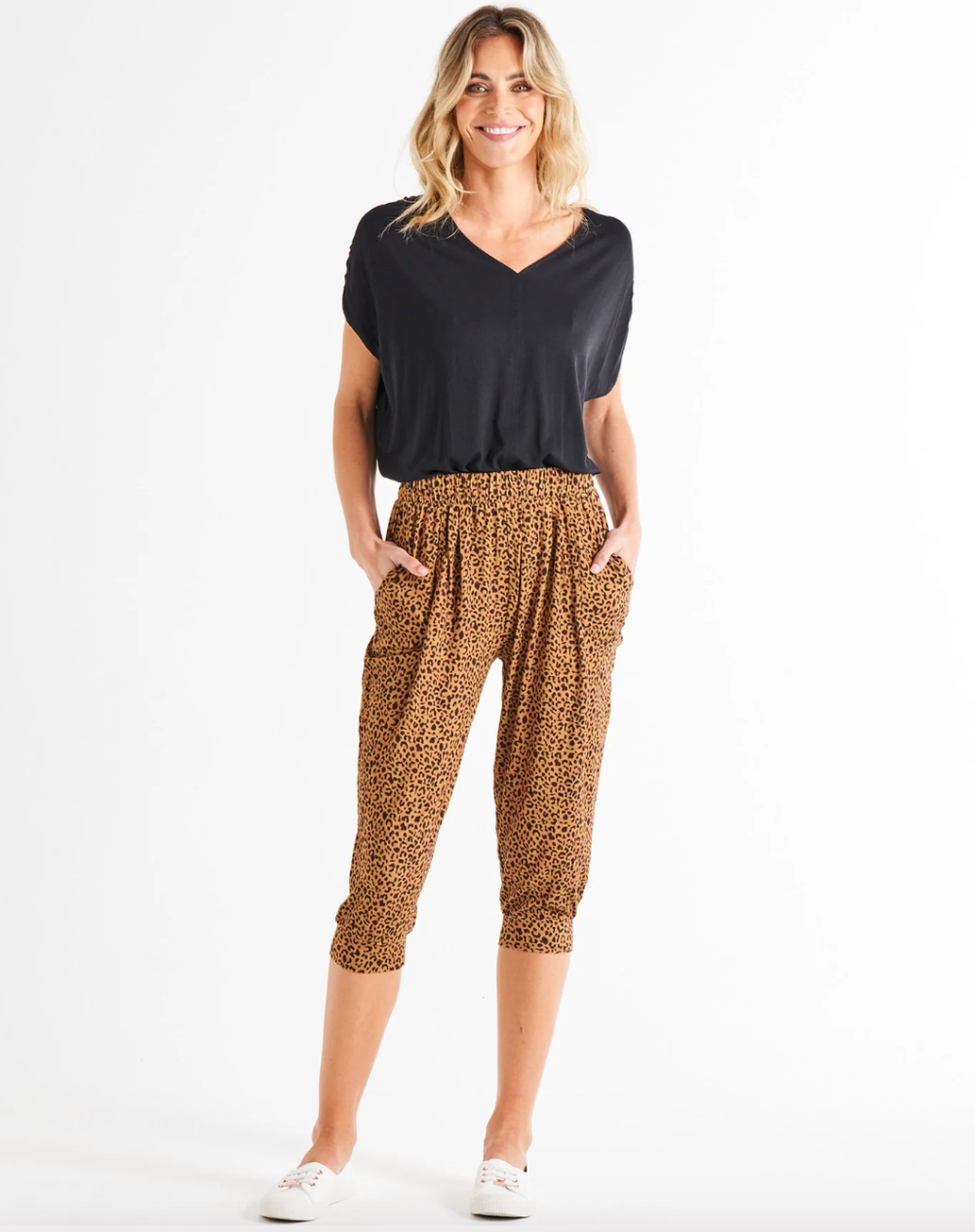 Tokyo 3/4 Pant by Betty Basics - Wild - Image 3