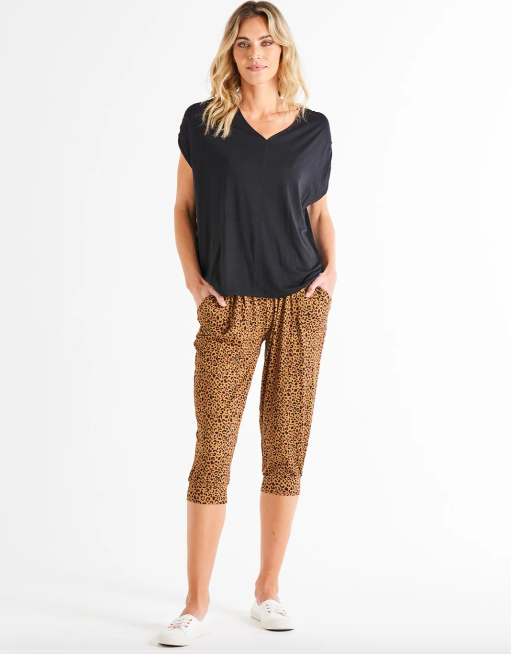 Tokyo 3/4 Pant by Betty Basics - Wild - Image 2