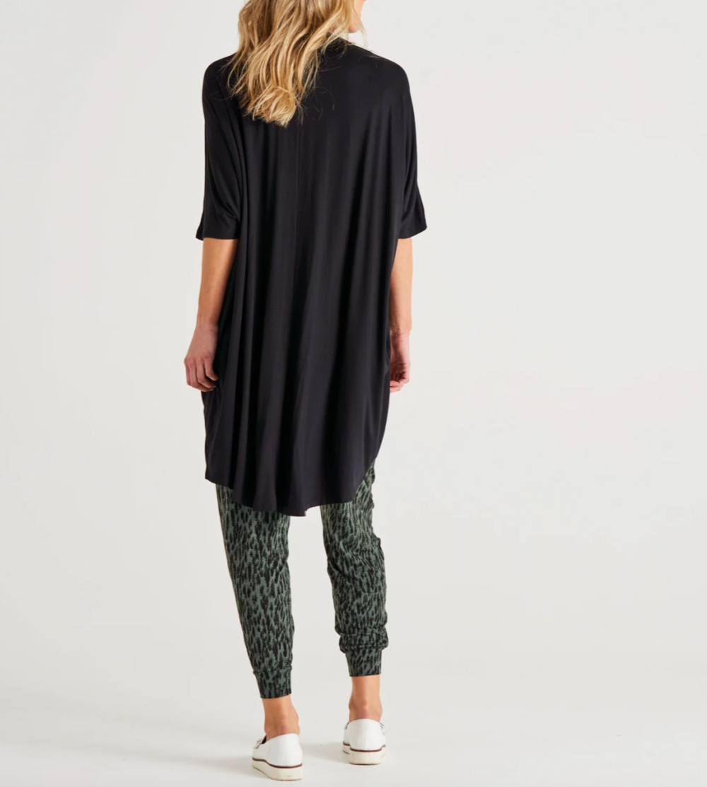 Paris Pant by Betty Basics - Khaki Spots - Image 3