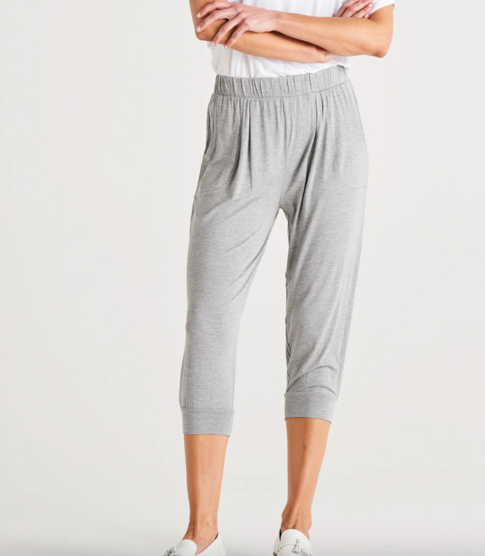 Tokyo Pant by Betty Basics - Grey Marl - Image 5