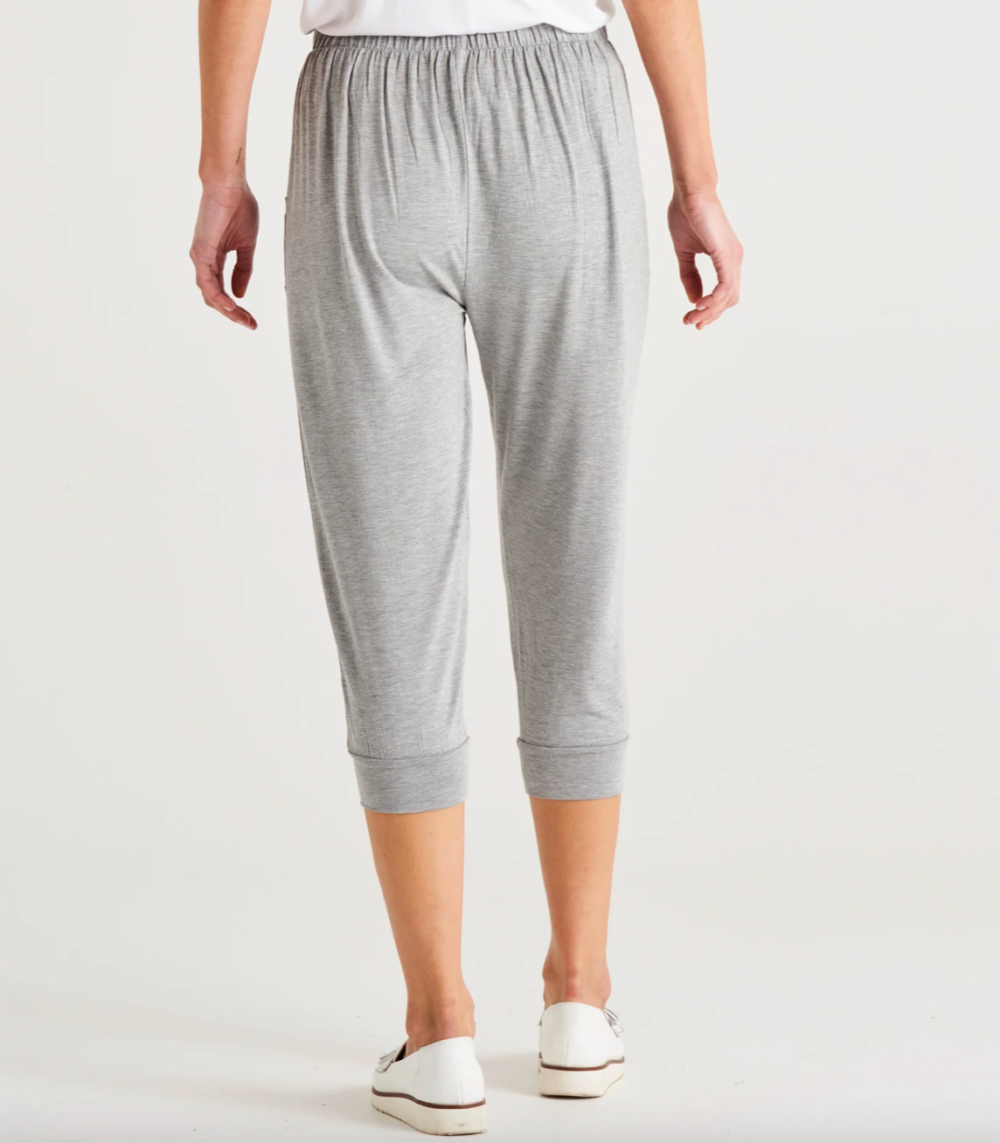 Tokyo Pant by Betty Basics - Grey Marl - Image 2